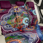 Personalised Eagles NAIDOC Week 2024 Back Car Seat Cover Australia Aboriginal Dot Painting