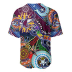 Personalised Eagles NAIDOC Week 2024 Baseball Jersey Australia Aboriginal Dot Painting