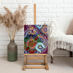 Personalised Eagles NAIDOC Week 2024 Canvas Wall Art Australia Aboriginal Dot Painting