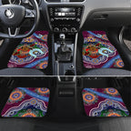 Personalised Eagles NAIDOC Week 2024 Car Mats Australia Aboriginal Dot Painting