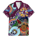 Personalised Eagles NAIDOC Week 2024 Family Matching Tank Maxi Dress and Hawaiian Shirt Australia Aboriginal Dot Painting