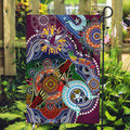 Personalised Eagles NAIDOC Week 2024 Garden Flag Australia Aboriginal Dot Painting