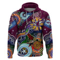 Personalised Eagles NAIDOC Week 2024 Hoodie Australia Aboriginal Dot Painting