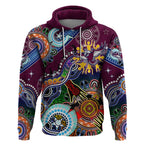 Personalised Eagles NAIDOC Week 2024 Hoodie Australia Aboriginal Dot Painting