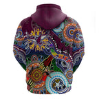 Personalised Eagles NAIDOC Week 2024 Hoodie Australia Aboriginal Dot Painting