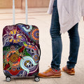 Personalised Eagles NAIDOC Week 2024 Luggage Cover Australia Aboriginal Dot Painting