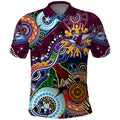 Personalised Eagles NAIDOC Week 2024 Polo Shirt Australia Aboriginal Dot Painting