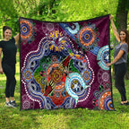 Personalised Eagles NAIDOC Week 2024 Quilt Australia Aboriginal Dot Painting