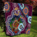Personalised Eagles NAIDOC Week 2024 Quilt Australia Aboriginal Dot Painting
