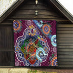 Personalised Eagles NAIDOC Week 2024 Quilt Australia Aboriginal Dot Painting