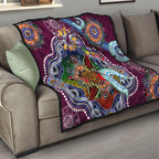 Personalised Eagles NAIDOC Week 2024 Quilt Australia Aboriginal Dot Painting
