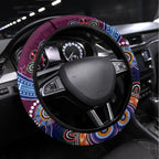 Eagles NAIDOC Week 2024 Steering Wheel Cover Australia Aboriginal Dot Painting