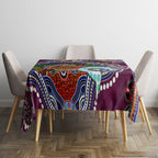 Personalised Eagles NAIDOC Week 2024 Tablecloth Australia Aboriginal Dot Painting