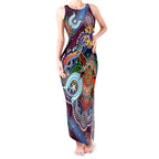 Personalised Eagles NAIDOC Week 2024 Tank Maxi Dress Australia Aboriginal Dot Painting
