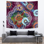 Personalised Eagles NAIDOC Week 2024 Tapestry Australia Aboriginal Dot Painting