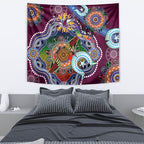 Personalised Eagles NAIDOC Week 2024 Tapestry Australia Aboriginal Dot Painting