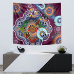 Personalised Eagles NAIDOC Week 2024 Tapestry Australia Aboriginal Dot Painting
