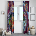 Personalised Eagles NAIDOC Week 2024 Window Curtain Australia Aboriginal Dot Painting
