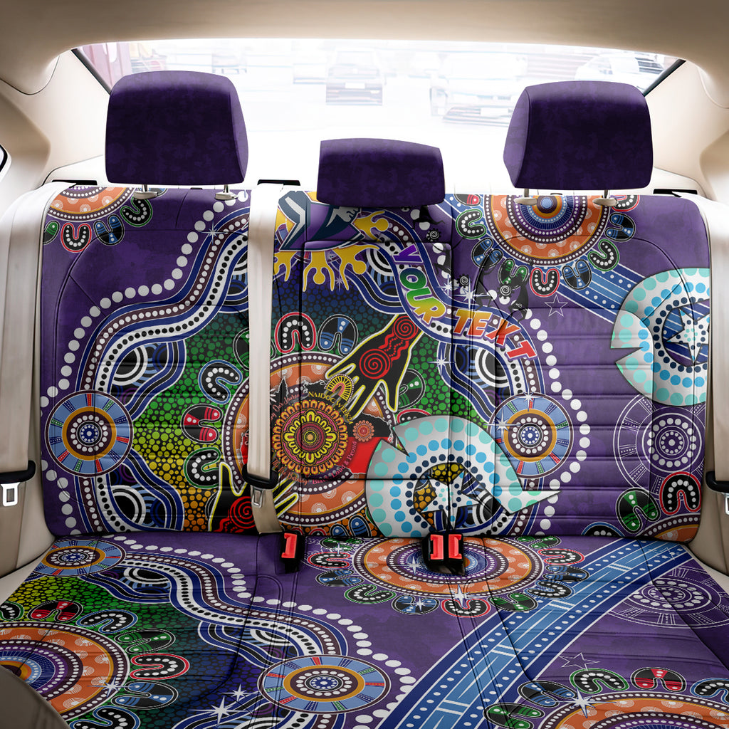Personalised Storm NAIDOC Week 2024 Back Car Seat Cover Australia Aboriginal Dot Painting