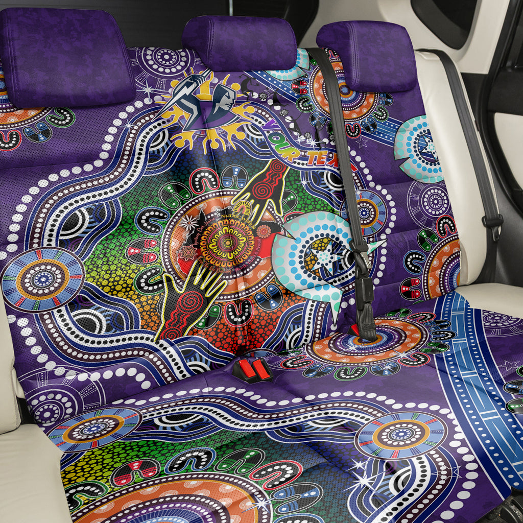 Personalised Storm NAIDOC Week 2024 Back Car Seat Cover Australia Aboriginal Dot Painting