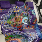 Personalised Storm NAIDOC Week 2024 Back Car Seat Cover Australia Aboriginal Dot Painting