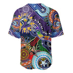 Personalised Storm NAIDOC Week 2024 Baseball Jersey Australia Aboriginal Dot Painting