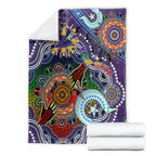 Personalised Storm NAIDOC Week 2024 Blanket Australia Aboriginal Dot Painting