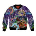 Personalised Storm NAIDOC Week 2024 Bomber Jacket Australia Aboriginal Dot Painting