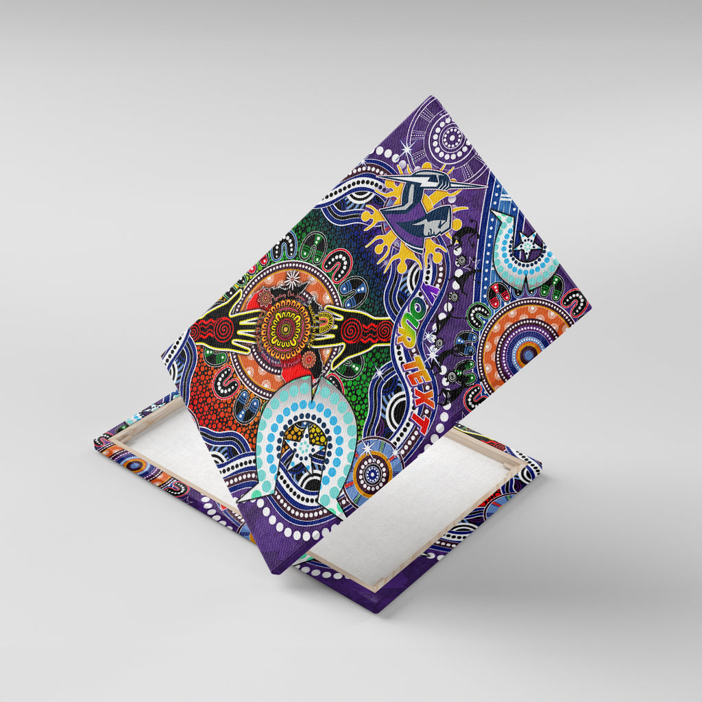 Personalised Storm NAIDOC Week 2024 Canvas Wall Art Australia Aboriginal Dot Painting