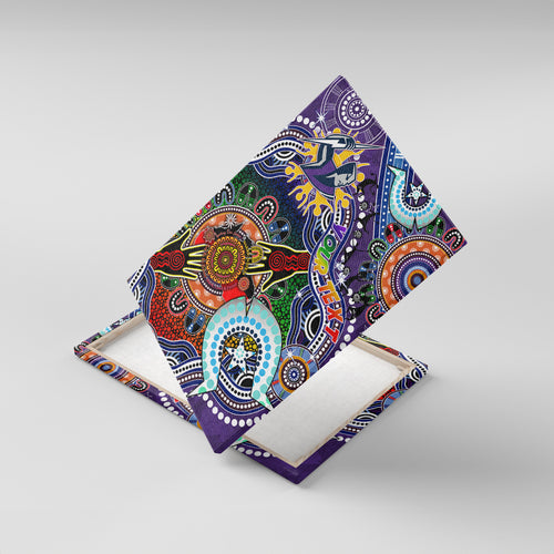 Personalised Storm NAIDOC Week 2024 Canvas Wall Art Australia Aboriginal Dot Painting