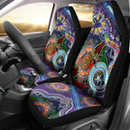 Personalised Storm NAIDOC Week 2024 Car Seat Cover Australia Aboriginal Dot Painting