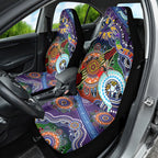 Personalised Storm NAIDOC Week 2024 Car Seat Cover Australia Aboriginal Dot Painting