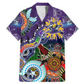Personalised Storm NAIDOC Week 2024 Family Matching Mermaid Dress and Hawaiian Shirt Australia Aboriginal Dot Painting
