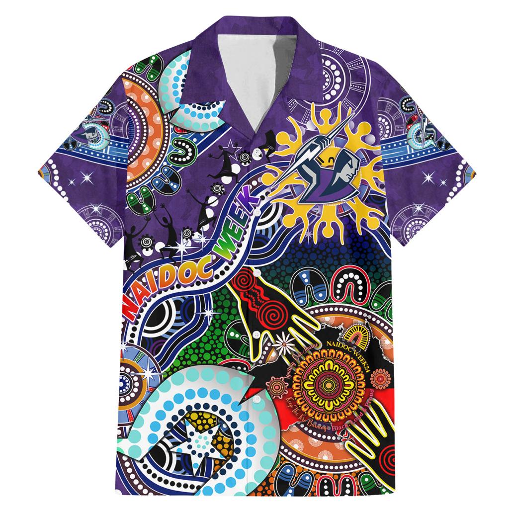 Personalised Storm NAIDOC Week 2024 Family Matching Mermaid Dress and Hawaiian Shirt Australia Aboriginal Dot Painting