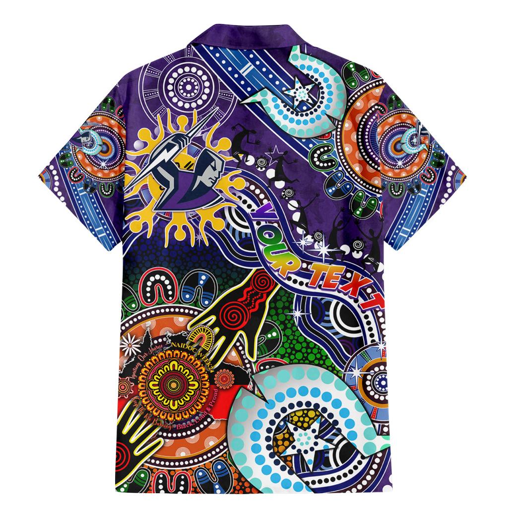 Personalised Storm NAIDOC Week 2024 Family Matching Mermaid Dress and Hawaiian Shirt Australia Aboriginal Dot Painting