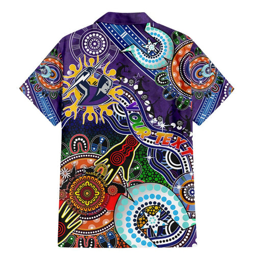 Personalised Storm NAIDOC Week 2024 Family Matching Mermaid Dress and Hawaiian Shirt Australia Aboriginal Dot Painting