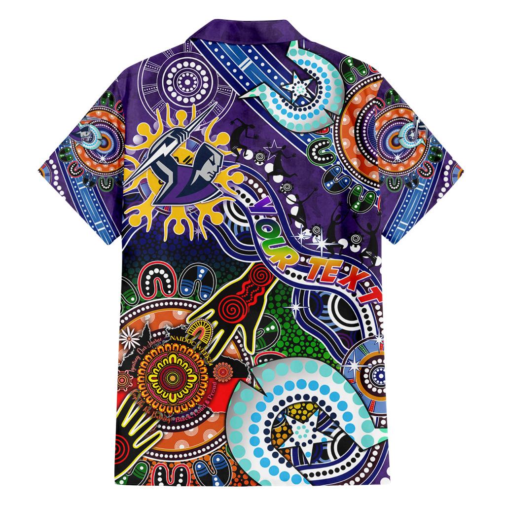 Personalised Storm NAIDOC Week 2024 Family Matching Tank Maxi Dress and Hawaiian Shirt Australia Aboriginal Dot Painting