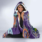 Personalised Storm NAIDOC Week 2024 Hooded Blanket Australia Aboriginal Dot Painting