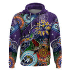 Personalised Storm NAIDOC Week 2024 Hoodie Australia Aboriginal Dot Painting