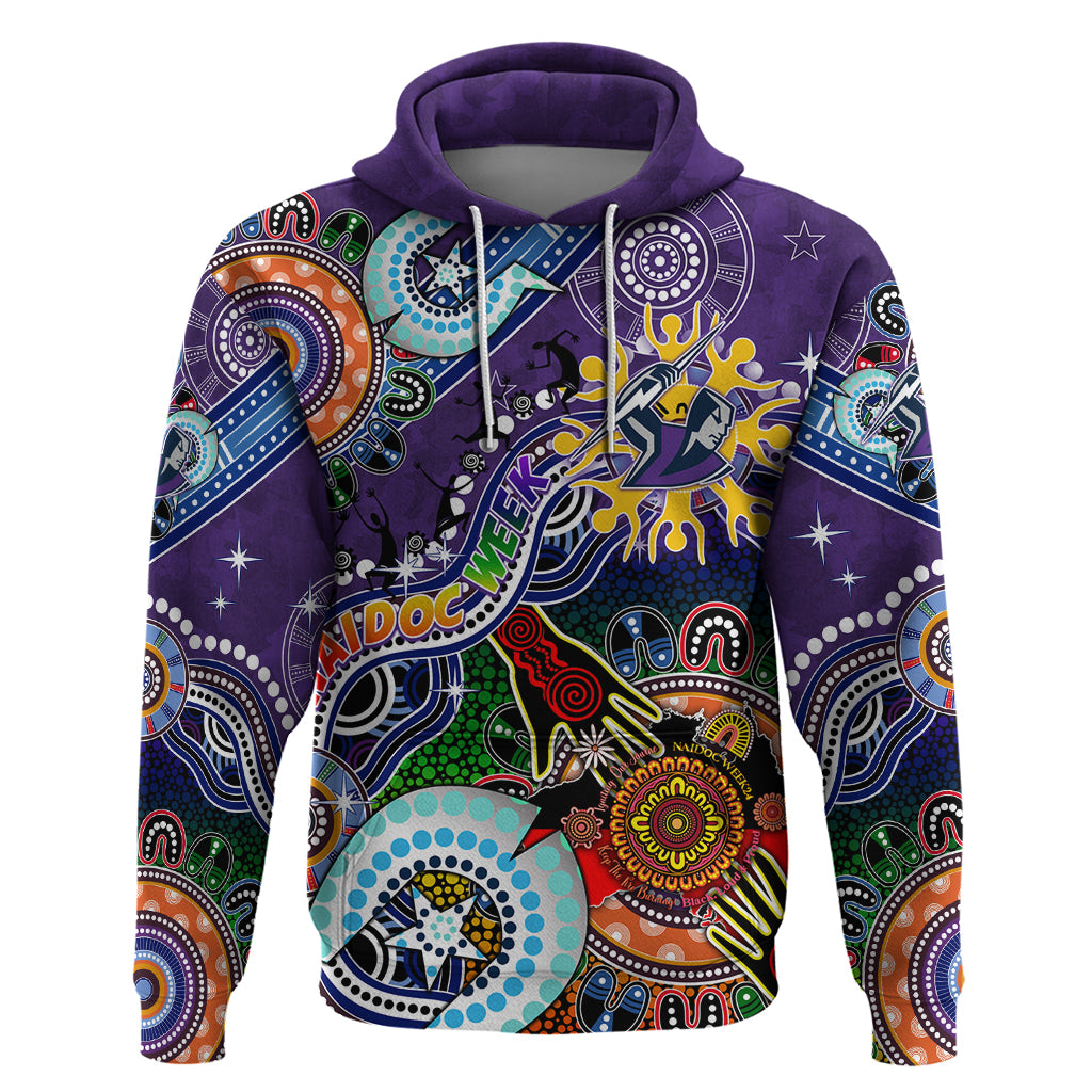 Personalised Storm NAIDOC Week 2024 Hoodie Australia Aboriginal Dot Painting