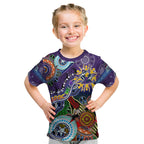 Personalised Storm NAIDOC Week 2024 Kid T Shirt Australia Aboriginal Dot Painting