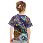 Personalised Storm NAIDOC Week 2024 Kid T Shirt Australia Aboriginal Dot Painting