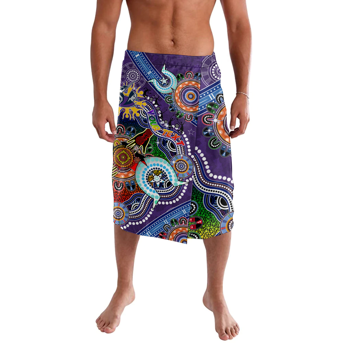 Personalised Storm NAIDOC Week 2024 Lavalava Australia Aboriginal Dot Painting