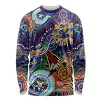 Personalised Storm NAIDOC Week 2024 Long Sleeve Shirt Australia Aboriginal Dot Painting