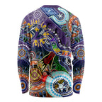 Personalised Storm NAIDOC Week 2024 Long Sleeve Shirt Australia Aboriginal Dot Painting