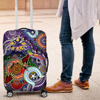Personalised Storm NAIDOC Week 2024 Luggage Cover Australia Aboriginal Dot Painting