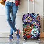 Personalised Storm NAIDOC Week 2024 Luggage Cover Australia Aboriginal Dot Painting
