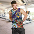 Personalised Storm NAIDOC Week 2024 Men Tank Top Australia Aboriginal Dot Painting