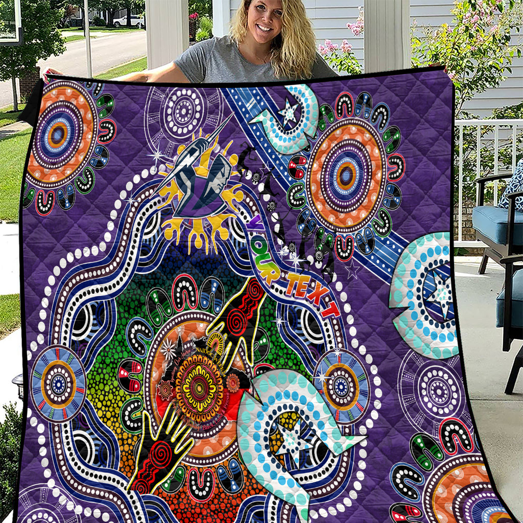 Personalised Storm NAIDOC Week 2024 Quilt Australia Aboriginal Dot Painting