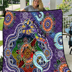 Personalised Storm NAIDOC Week 2024 Quilt Australia Aboriginal Dot Painting